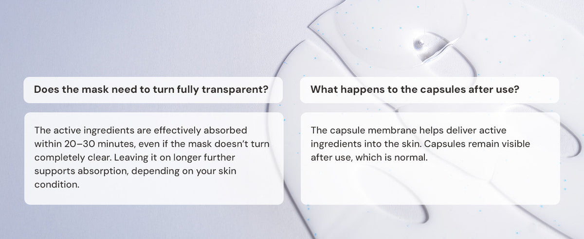 NMN Peptide Capsule Hydrogel Face Mask - product details 11