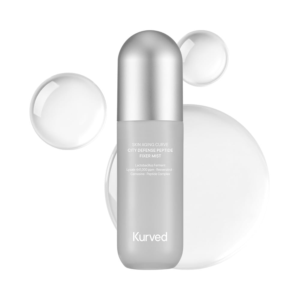 Kurved SKIN AGING CURVE CITY DEFENSE PEPTIDE FIXER MIST, 100 mL / 3.38 fl oz - main product image