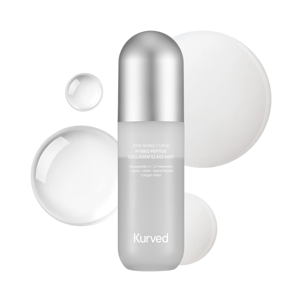 Kurved SKIN AGING CURVE HYBRID PEPTIDE COLLAGEN GLASS MIST, 100 mL / 3.38 fl oz - main product image